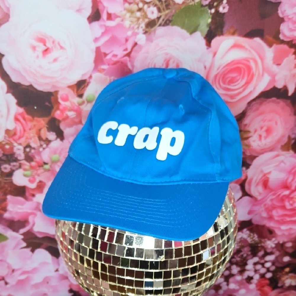 Port and Company Blue Cap with White Text, NEW